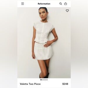 Reformation Valetta Two Piece Set